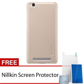 Nillkin Xiaomi Redmi 3 Super Frosted Shield Hard Case - Original - Gold + Gratis Nillkin Screen Protector