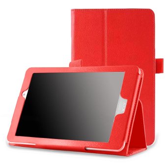 Acer Iconia Tab 8 A1-840FHD A1-840 FHD 8.0-Inch Tablet Case - PU Leather Multi-Angle Stand Auto Sleep Wake Magnetic Smart Cover (Red)
