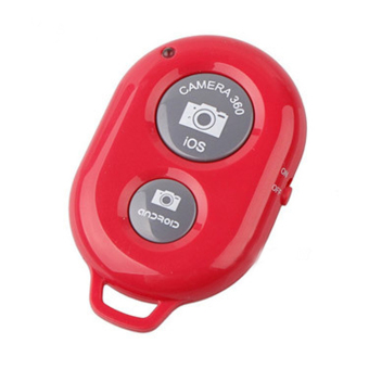 Fancyqube Bluetooth Artifact Wireless Mini Remote Controller Phone Camera (Red)