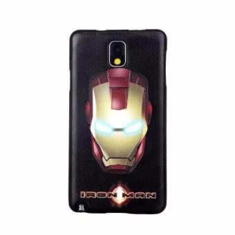 For Samsung Galaxy Note 3 TPU 3D Painting Cover Case（Iron Man） - intl