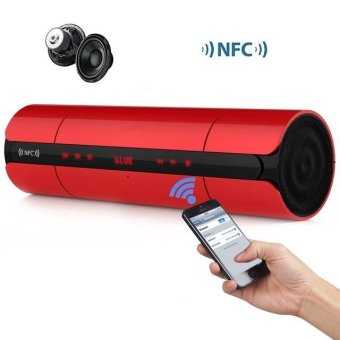Aibot KR8800 Portable Bluetooth Speaker Wireless NFC FM HIFI Stereo Loudspeakers Super Bass Caixa Se Som Sound Box for Phone - intl