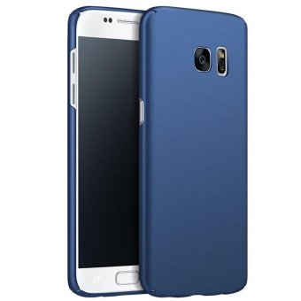 NingMao Smoothly Shield Skin Shockproof Ultra Thin Slim Full Body Protective Hard PC Cover Scratch Resistant Case for Samsung Galaxy S6 Edge （Blue） - intl