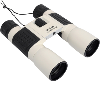 30x40 Binoculars Telescope Metal White Night Vision for Camping Hiking Hunting