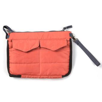 LALANG Portable Tablet PC Padded Sleeve Storage Bag Case Gadget Pouch Organizer for ipad (Orange)