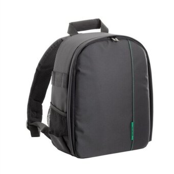 Tinksky Multi-functional Waterproof Vibration-damping DSLRCameraBladder Bag Handbag Storage Bag Oragnizer (Black/Green) - intl