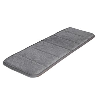 Ultra Memory Cotton Keyboard Pad Soft Breathable Sweat-absorbent Anti-slip Computer Wrist Elbow Mat Gift for Office Table Computer Desktop Gray - intl