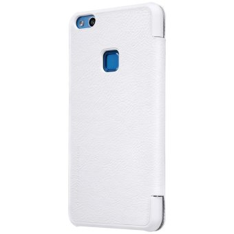 For Huawei P10 Lite Flip Case Nillkin Qin Series PU Leather 360 degree protection Cover Case 5.2\" Phone (White) - intl