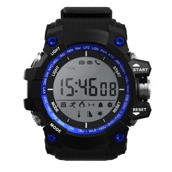 IP68 Waterproof Smartwatch Outdoor Mode Fitness Tracker (Blue) - intl