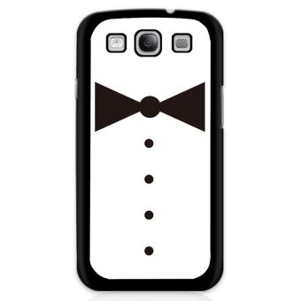 YM Funny Bow Tie Printed Samsung Galaxy E7 Phone Case (Black)