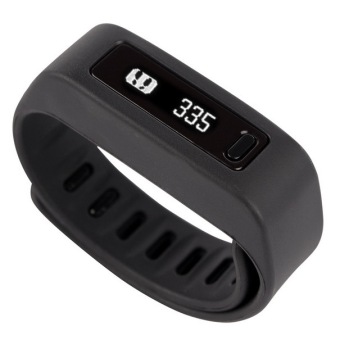 HD-265 Bluetooth V4.0 Smart Sports Bracelet with Display for Apple iPhone 5s/Samsung S5 (Black)