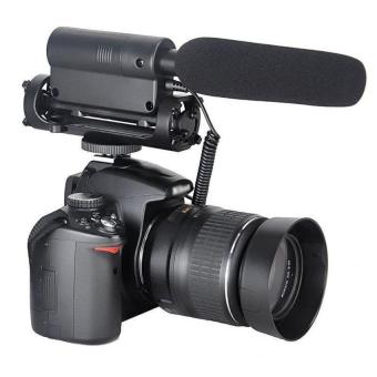 Takstar Condenser Recording Microphone SGC-598 for Canon 60D 650DNikon D800 DSLR Camera (Black) - Intl