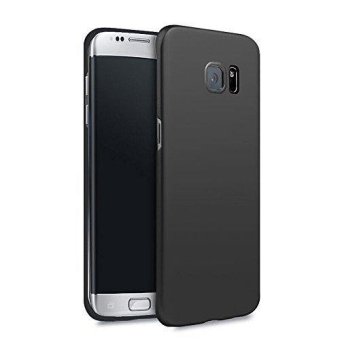 NingMao Smoothly Shield Skin Shockproof Ultra Thin Slim Full Body Protective Hard PC Cover Scratch Resistant Case for Samsung Galaxy S7 Edge （Black） - intl