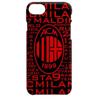 Indocustomcase AC Milan Logo SC Stripes Case Cover For iPhone 7