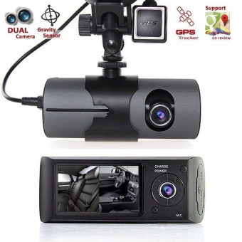 2.7'' 1080P Car DVR Camera Video Recorder Dash Cam G-Sensor GPS Dual Len Camera - intl