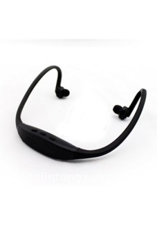 Moonar Olahraga Headphone Stereo Headphone Nirkabel Bluetooth (Hitam)