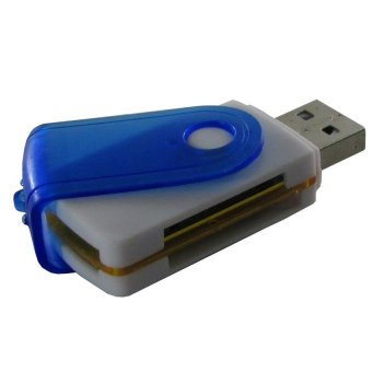 Lucky - Card Reader USB All In One - 4 Slot Model Flashdisk Putar