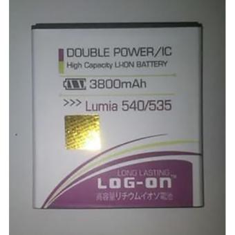 LOG-ON Battery For Nokia LUMIA 540/535 3800mAh - Double Power & IC Battery - Garansi 6 Bulan