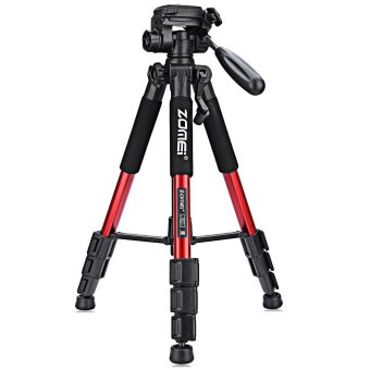 Zomei Q111 56 inch Lightweight Professional Camera Video Aluminum Tripod with Bag(Red)(OVERSEAS) - intl