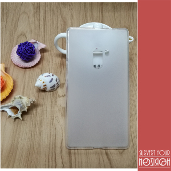 NOZIROH Xiaomi Mi MIX Soft Silicon Cover Xiaomi MIX 6.4 inch Phone Case Matte White Color