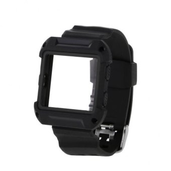 MagiDeal Watch Band with Frame Wrist Strap Replacement for Fitbit Blaze 23mm Black - intl
