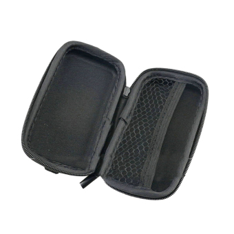 ELENXS Cellphone Headset Bluetooth Earphone Cable Storage Box Holder Organiser Cases Container Handbag Pink