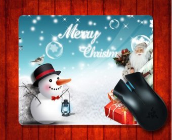 MousePad Snowman Christmas Christmas Snowman Diy for Mouse mat 240*200*3mm Gaming Mice Pad - intl