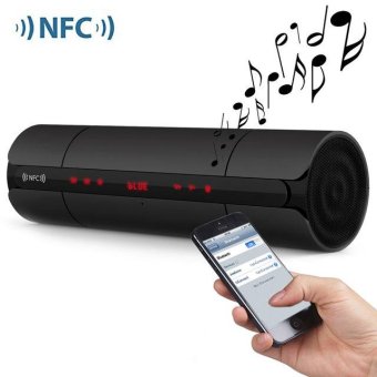 Aibot KR8800 Portable Bluetooth Speaker Wireless NFC FM HIFI Stereo Loudspeakers Super Bass Caixa Se Som Sound Box for Phone - intl
