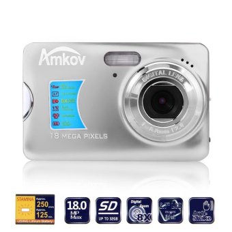 AMKOV CDFE 18MP 2.7\" DV Video Monitor 8X Zoomable 720P Digital Camera Camcorders - intl