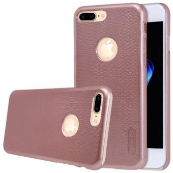 Nillkin Original Super Hard Case Frosted Shield For Iphone 7 Plus - Rose Gold + Free Screen Protector(Gold)