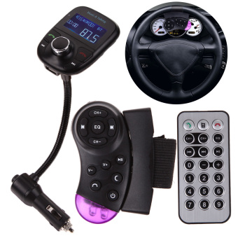 VAKIND LCD Mobil Kit MP3 Bluetooth Audio Player FM Radio Transmiter FM Modulasi