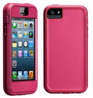 Case-Mate iPhone 5 Tough Xtreme (TBD) - Lipstick Pink-Flame Red