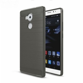 For Huawei Mate 8 Case Slim Rugged Armor Shockproof Hybrid Soft Rubber Silicone Phone Cases Cover For Huawei Ascend Mate 8 (Grey) - intl