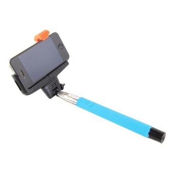 Fantasy Handheld Wireless Bluetooth Shutter Selfie Sticks (Blue)