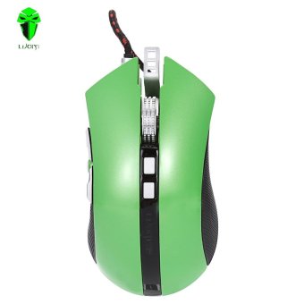 LUOM G60 Professional USB Wired Quick Moving LED Light Gaming Mouse Game Peripherals with Nine Buttons - intl