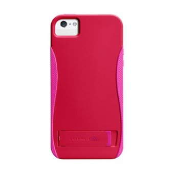 Case-Mate iPhone 5 POP! w/Stand - Ruby Red/Shocking Pink