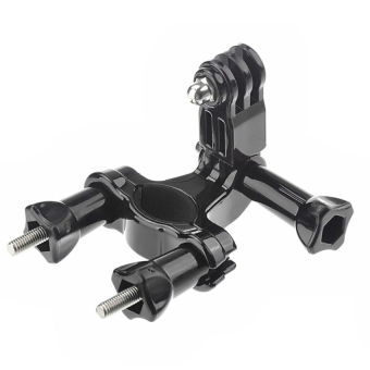 XRCQuads Bicycle Handlebar Seatpost Pole Mount Clamp with Three-way Adjustable Pivot Arm for GoPro Hero 1 2 3 3+ 4 Camera