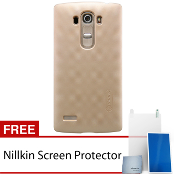 Nillkin LG G4 Beat G4S Super Frosted Shield Hard Case - Gold + Gratis Screen Protector
