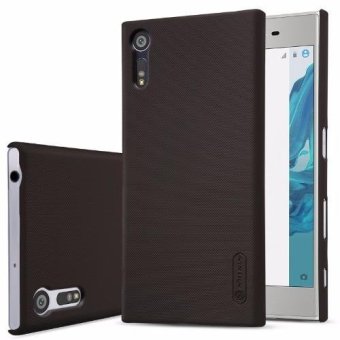 Nillkin Original Super Hard Case Frosted Shield For Sony Xperia Xz - Coklat + Free Screen Protector(Brown)