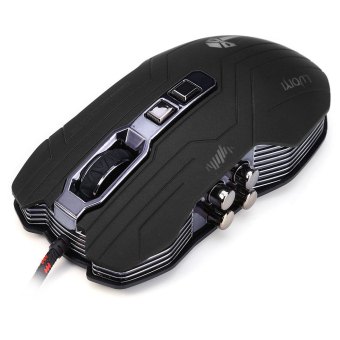LUOM G5 LED Optical3200 DPI 9D USB Vibration Wired 7Color Light Gaming Mouse with Gaming USB Macro Programming - intl