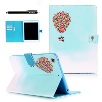 Moonmini PU Leather Flip Folio Case Cover for Apple iPad mini 1/2/3 - Hot Balloon - intl