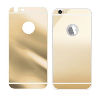 Random House Tempered Glass Mirror untuk iPhone 6 Plus / 6s Plus - Gold