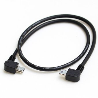 CY Chenyang Mini USB 5pin male to Mini usb 5pin Male Data charge Cable right angled 90 degree 40cm
