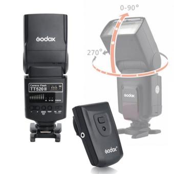 Godox TT520II Speedlite Lampu Flash / Built in Receiver + Transmitter