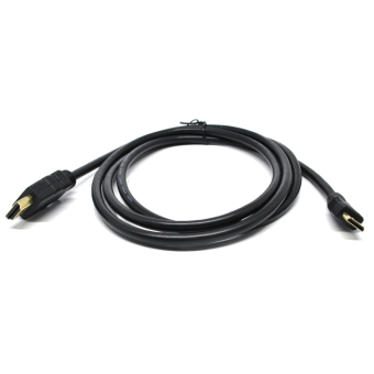 Mini HDMI to HDMI 19Pin Cable , 1.3 Version, Support HD TV / Xbox 360 / PS3 etc , 1.5M (Gold Plated) - Black