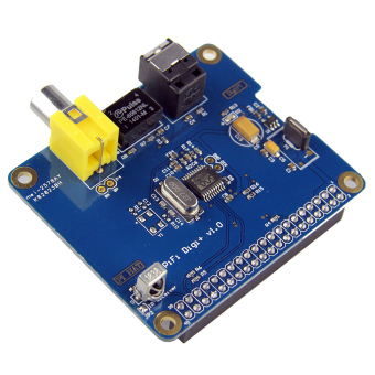 Acrylic Case and HIFI DiGi + Digital Sound Card I2S SPDIF Optical Kit for Raspberry Pi 2/B+/A+