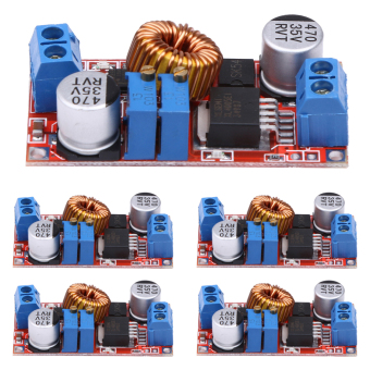 5pcs Constant Current and Voltage 5A LED Driver Battery Charging Module - intl