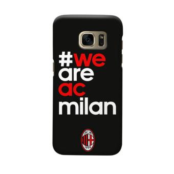 Indocustomcase AC Milan ACM01 Casing Case Cover For Samsung Galaxy S6 Edge