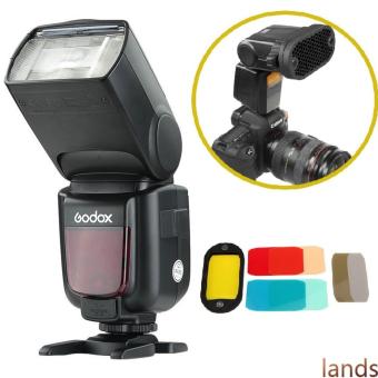 Godox TT600 GN60 2.4G Camera Flash Speedlite for Canon Nikon Pentax DSLR + + 2 in 1 Universal Honeycomb Grid Set with 7 Color Gels - intl