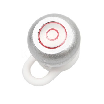 Mini6 Wireless Bluetooth Headphone In-Ear Handfree (Silver)