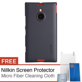 Nillkin Frosted Shield Hard Case Original untuk Nokia Lumia 1520 - Hitam + Gratis Nillkin Screen Protector